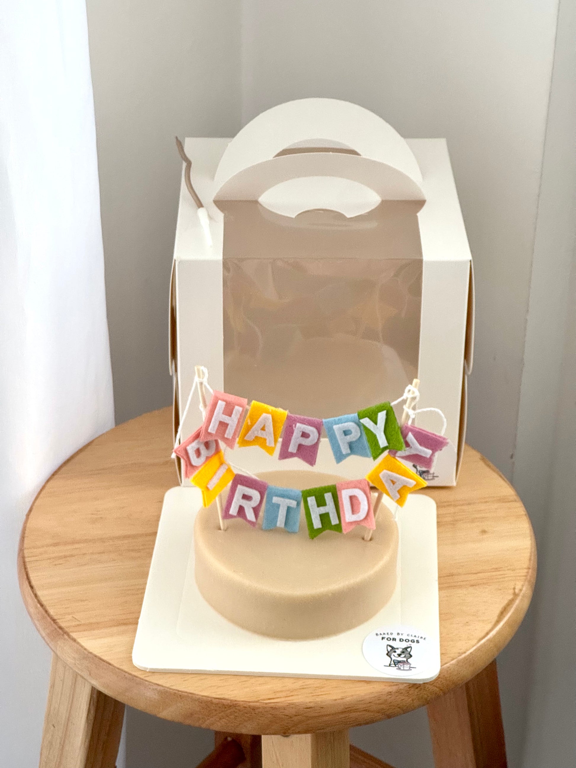 Minimalist Banner Cake (Pre-Order only)